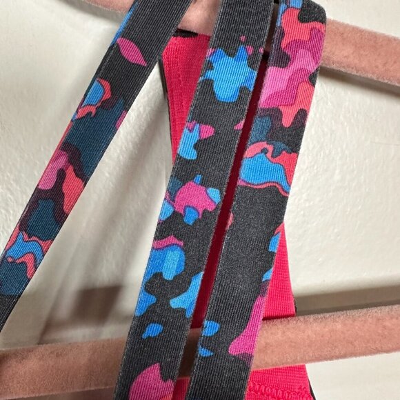 Lululemon Nouveau Limits Tank Top 2 In 1 Sports Bra Strappy Draped Size 4 - Picture 14 of 14